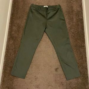 Olive slacks